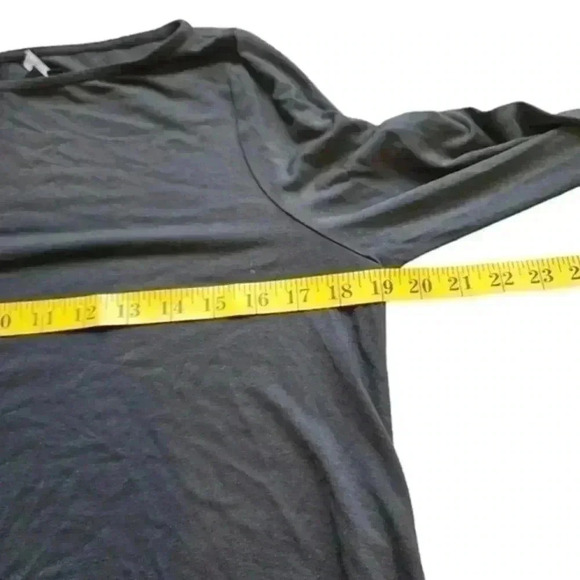 Eileen Fisher Dress Midi Length Viscose Grey Long Sleeves Mature Office Women S - Picture 10 of 12